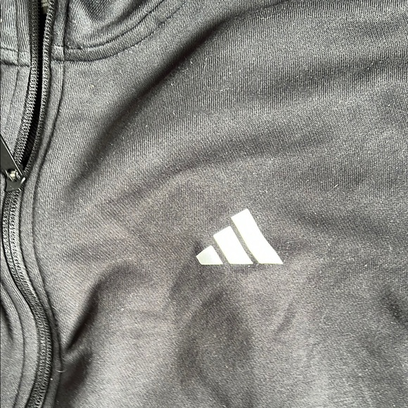 Black Adidas Men's Hoodie Jacket - Picture 4 of 6